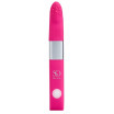 Ярко-розовый вибростимулятор Get Lucky USB Vibrator - 12 см.