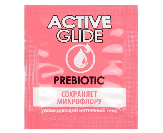 Лубрикант на водной основе Active Glide с пребиотиком - 3 гр.