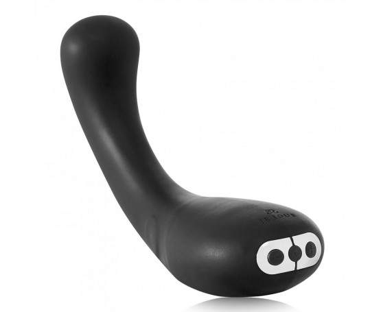 Черный гнущийся вибратор G-Kii G-Spot   Clitoral Vibrator - 23 см.