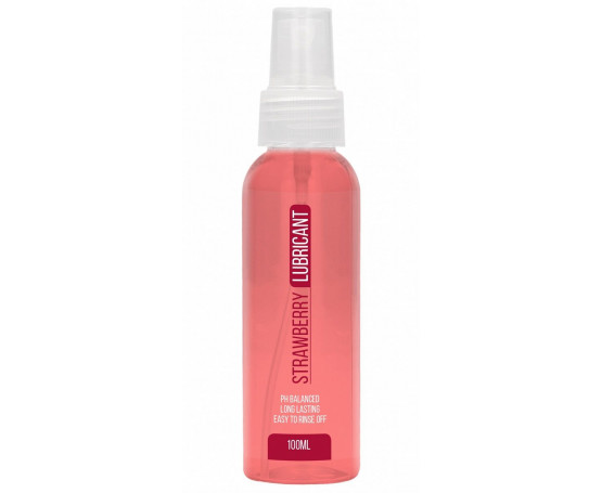 Лубрикант на водной основе с ароматом клубники Strawberry Lubricant - 100 мл.