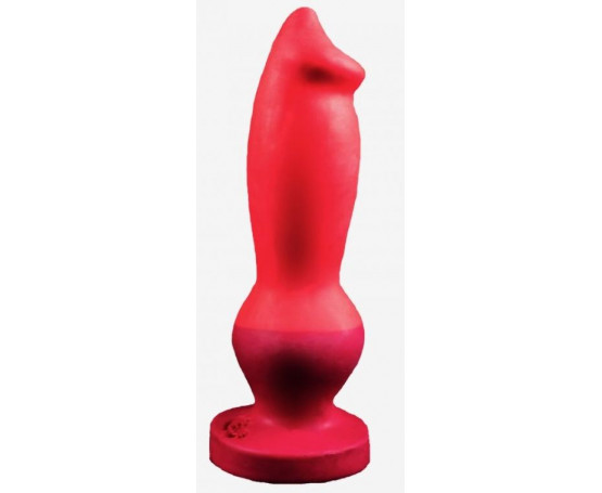 Красный фаллоимитатор  Стаффорд large  - 26 см.