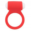 Красное эрекционное виброкольцо LIT-UP SILICONE STIMU RING 3 RED