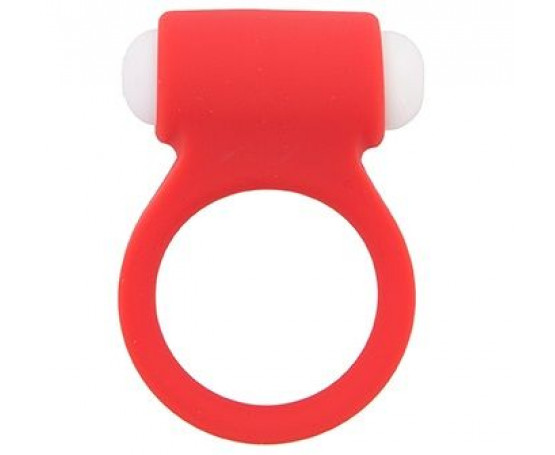 Красное эрекционное виброкольцо LIT-UP SILICONE STIMU RING 3 RED