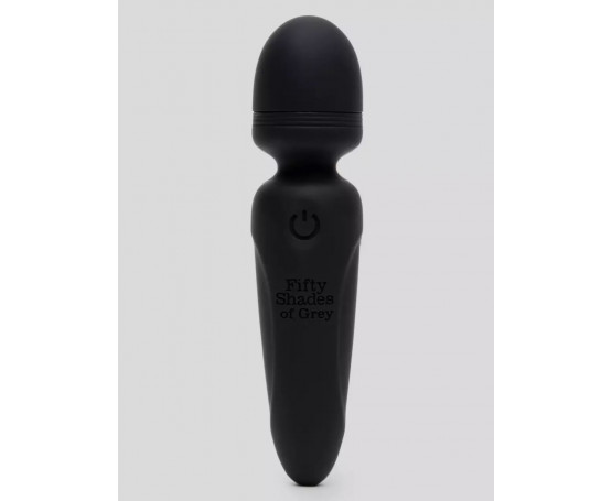 Черный мини-wand Sensation Rechargeable Mini Wand Vibrator - 10,1 см.