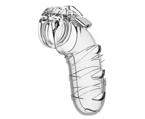 Мужской пояс верности №5 Transparent 5.5 Inch - 14 см.