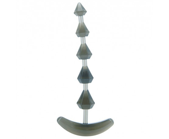 Дымчатая анальная цепочка PLIABLE PROBE - 15 см.