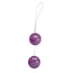 Фиолетовые вагинальные шарики Twins Ball