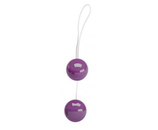 Фиолетовые вагинальные шарики Twins Ball