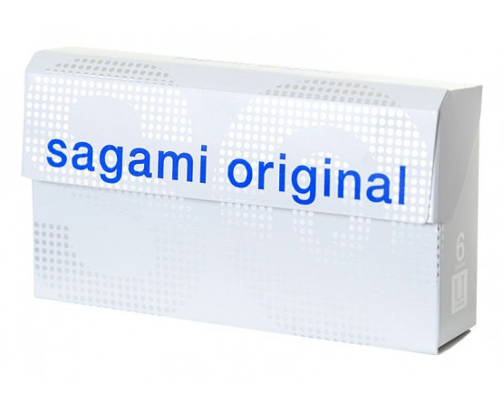 Ультратонкие презервативы Sagami Original 0.02 Quick - 6 шт.