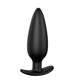 Черная анальная пробка №07 Self Penetrating Butt Plug - 12 см.