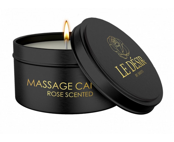 Массажная свеча с ароматом розы Massage Candle Rose Scented - 100 гр.