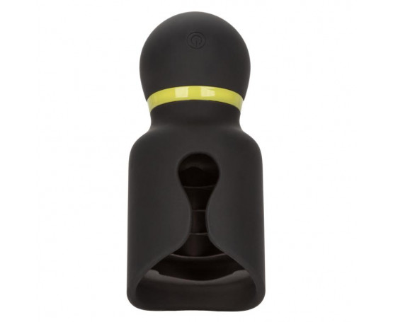 Черный вибромастурбатор Flickering Stroker