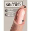Телесный фаллоимитатор 6  Silicone Dual Density Cock - 17 см.