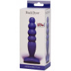Синий анальный стимулятор Large Bubble Plug - 14,5 см.