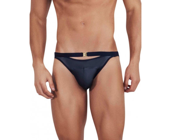 Черные мужские трусы-брифы с декоративным пояском Misty Brief