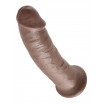 Коричневый фаллоимитатор 9  Cock - 22,9 см.