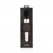 Черно-розовый вибромассажер Nouveau Wand Massager - 30 см.