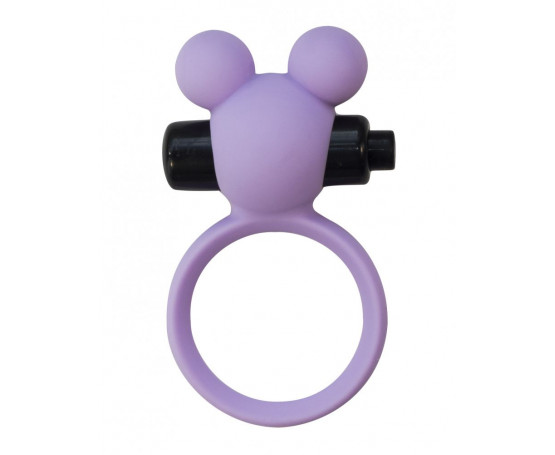 Сиреневое эрекционное виброколечко Emotions Minnie