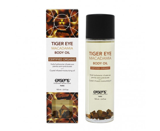 Органическое массажное масло TIGER EYE MACADAMIA - 100 мл.