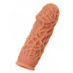 Насадка на фаллос с рельефными складочками Extreme Sleeve 012 S-size - 12,7 см.
