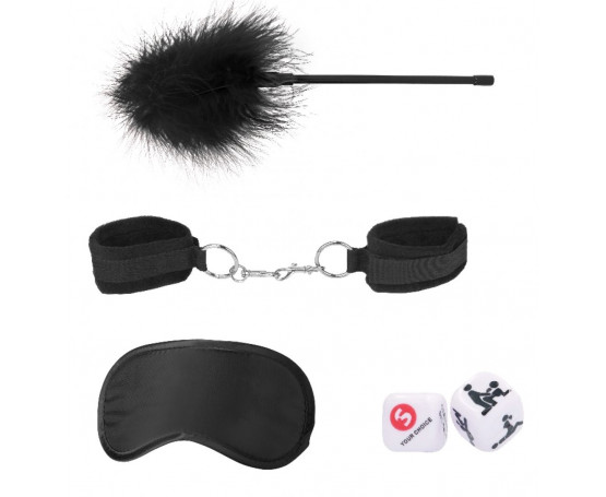 Черный игровой набор Introductory Bondage Kit №2