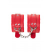 Красные оковы Anonymo из искусственной кожи