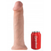 Телесный фаллоимитатор-гигант на присоске 14  Cock - 36 см.