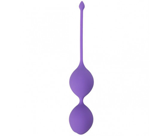 Фиолетовые вагинальные шарики SEE YOU IN BLOOM DUO BALLS 36MM