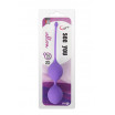 Фиолетовые вагинальные шарики SEE YOU IN BLOOM DUO BALLS 36MM