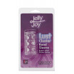 Прозрачная насадка на пенис с шипами и бугорками JELLY JOY LUST CLUSTER CLEAR