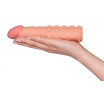 Телесная насадка-фаллос Super-Realistic Penis - 18 см.