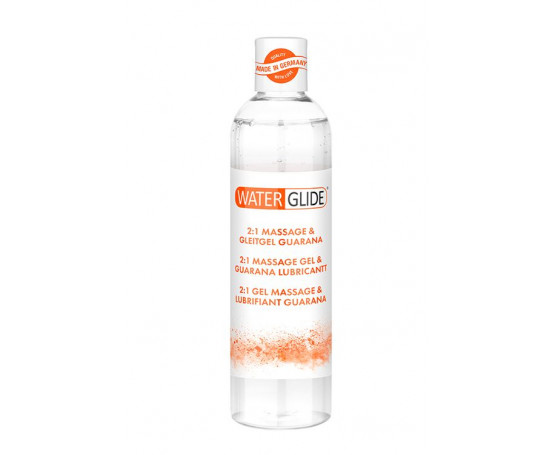 Гель-смазка 2-в-1 MASSAGE   LUBRICANT GUARANA - 300 мл.