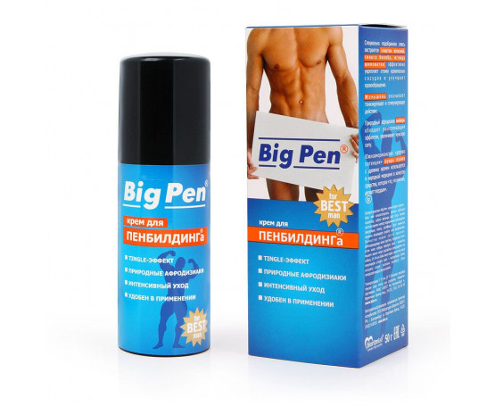 Крем Big Pen для увеличения полового члена - 50 гр.