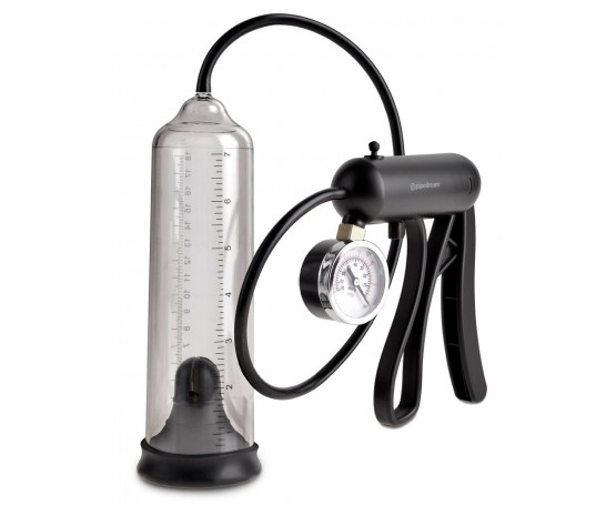 Вакуумная мужская помпа с датчиком давления Pro-Gauge Power Pump