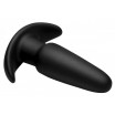 Черная анальная вибропробка Kinetic Thumping 7X Medium Anal Plug - 13,3 см.
