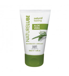 Смазка на водной основе с алоэ вера Nature Lube - 30 мл.