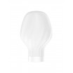Белый вибромассажер Satisfyer Double Wand-er со сменными насадками