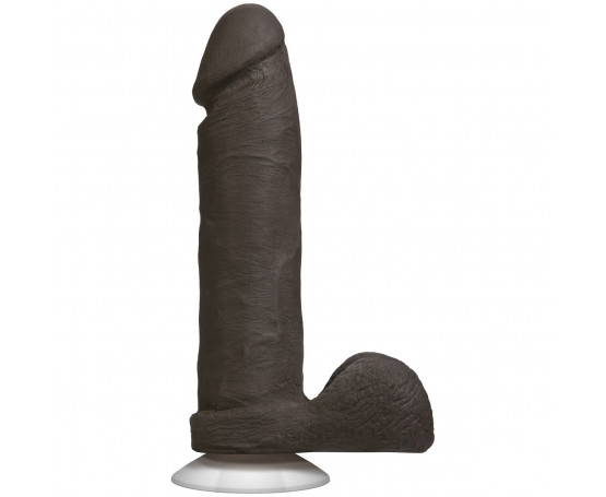 Темнокожий фаллоимитатор The Realistic Cock ULTRASKYN - 20,57 см.