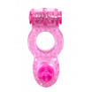 Розовое эрекционное кольцо с вибрацией Rings Ringer