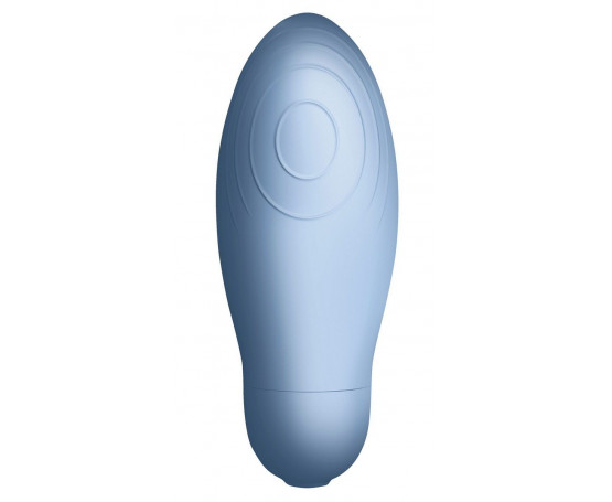 Голубой клиторальный стимулятор Blue Bae - 12,4 см.