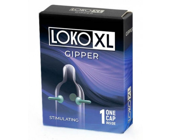 Стимулирующая насадка на пенис LOKO XL GIPPER
