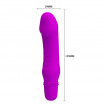 Фиолетовый мини-вибратор Stev -13,5 см.