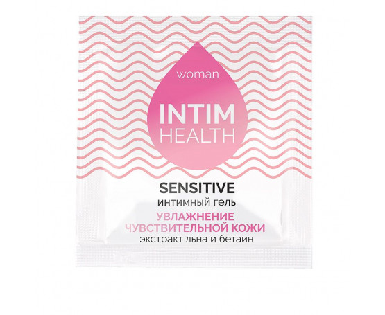 Саше интимного геля на водной основе Intim Health Sensitive - 3 гр.