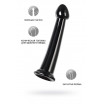 Черный фаллоимитатор Jelly Dildo M - 18 см.