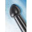 Черный фаллоимитатор Jelly Dildo M - 18 см.