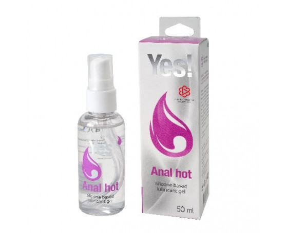Согревающая силиконовая гель-смазка Yes Anal hot - 50 мл.