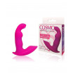 Розовый силиконовый вибромассажер  Cosmo - 9 см.