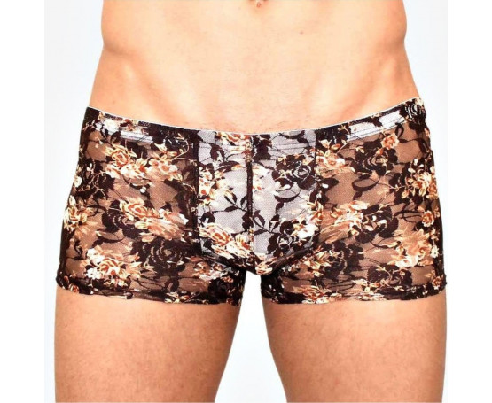 Мужские сетчатые боксеры с бежевыми розами Rose Boxer