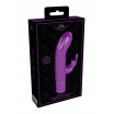 Фиолетовый мини-вибратор Dazzling - 11,8 см.