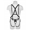 Страпон-система с телесной насадкой 10  Hollow Strap-On Suspender System - 25 см.